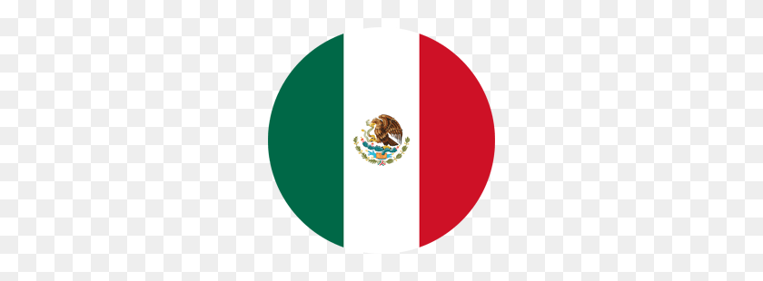 250x250 Mexico Flag Clipart - Mexican Banner Clipart