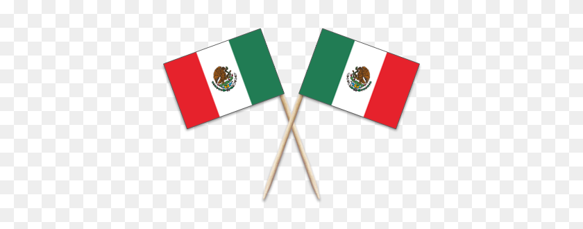 400x270 Mexico Toothpick Flags - Toothpick PNG