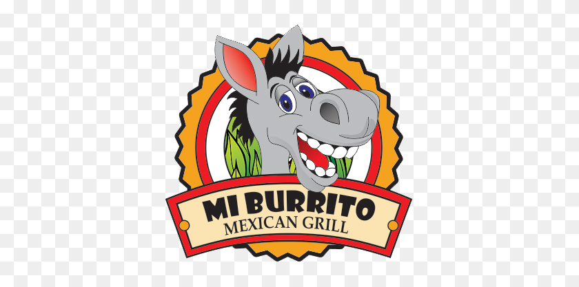 368x357 Mi Burrito Mexican Grill - Clipart De Comida Mexicana Gratis