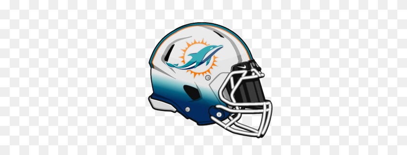 320x260 Майами Дельфины Стоящий Градиент Шлема - Логотип Майами Дельфины Png