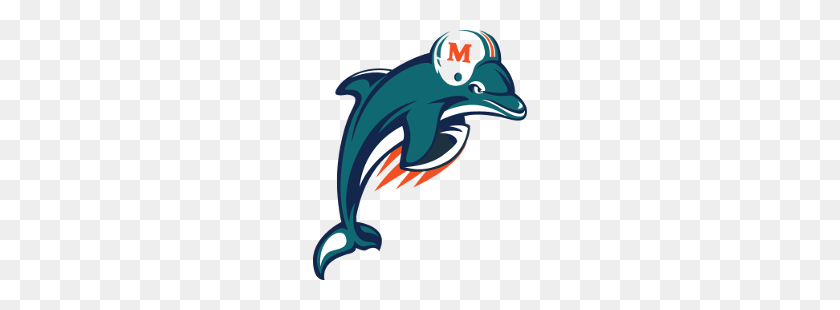 250x250 Miami Dolphins Logotipo Alternativo Logotipo De Deportes De La Historia - Imágenes De Delfines Imágenes Prediseñadas
