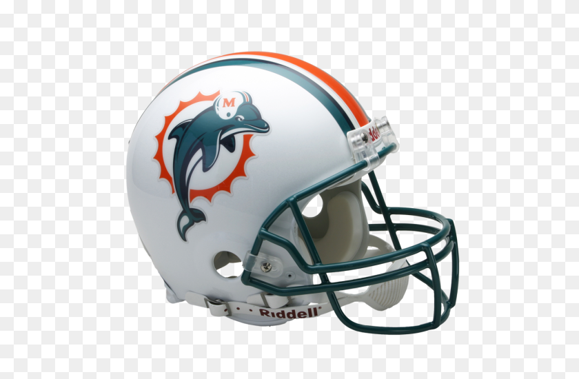 505x490 Miami Dolphins Riddell Throwback To Full Size Authentic - Nfl Football PNG
