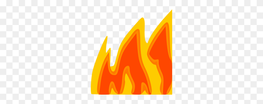 260x273 Miami Heat Flames Clipart - Blaze Clipart