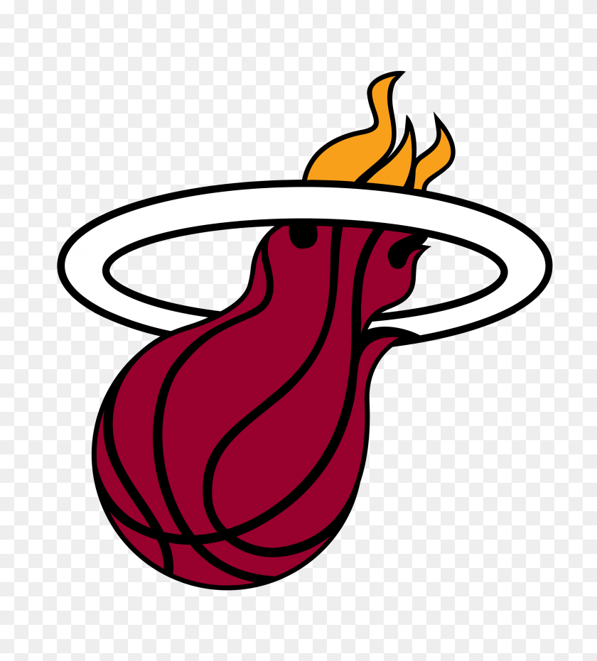 2400x2680 Miami Heat Logo Png Transparent Vector - Baloncesto Logo Png