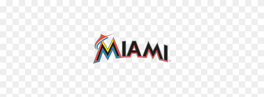 250x250 Miami Marlins Wordmark Logotipo De Deportes Logotipo De La Historia - Miami Marlins Logotipo Png