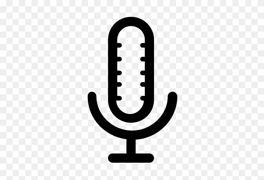 512x512 Микрофон, Микрофон, Значок Радио Микрофон Png И Вектор Для Бесплатной Загрузки - Радио Микрофон Png