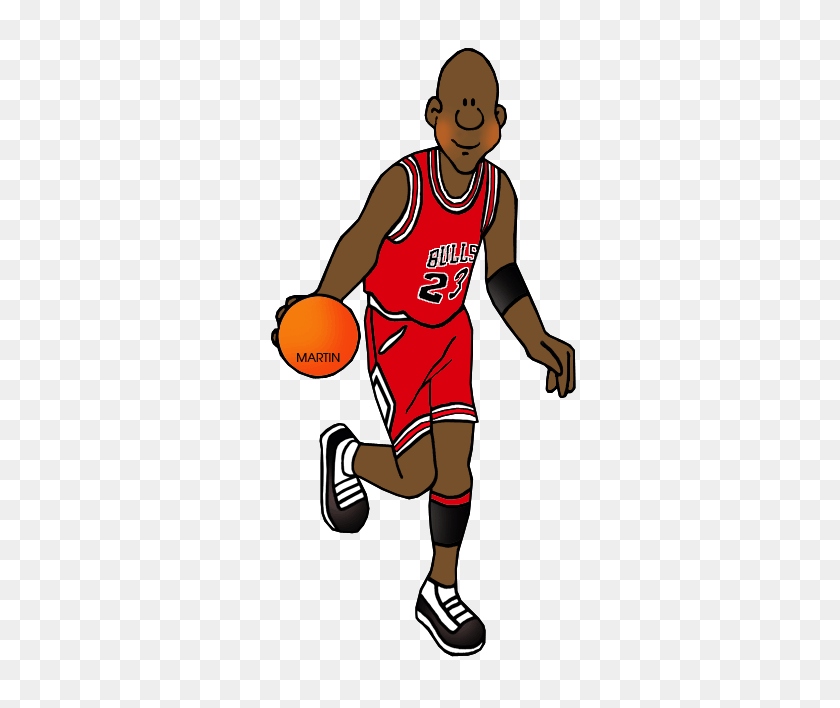 338x648 Michael Jordan Clipart - Basketball Player Clipart