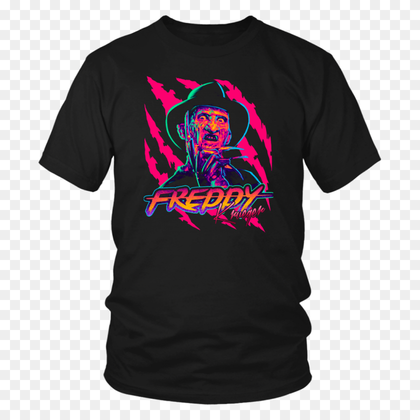 1024x1024 Michael Myers Freddy Krueger Teeprocess - Freddy Krueger PNG