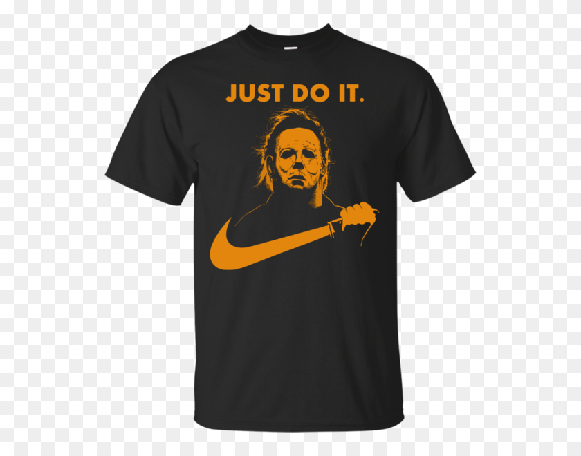 600x600 Michael Myers Halloween Just Do It Shirt Shopping Clothing Online - Michael Myers PNG