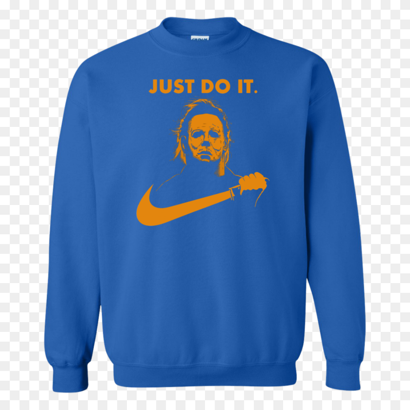 1155x1155 Michael Myers Halloween Just Do It Sweater - Michael Myers Png