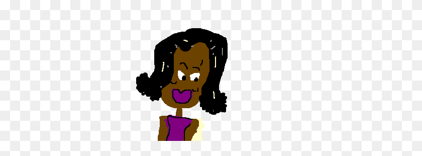 300x250 Michelle Obama Wearing Purple Lipstick - Michelle Obama Clipart