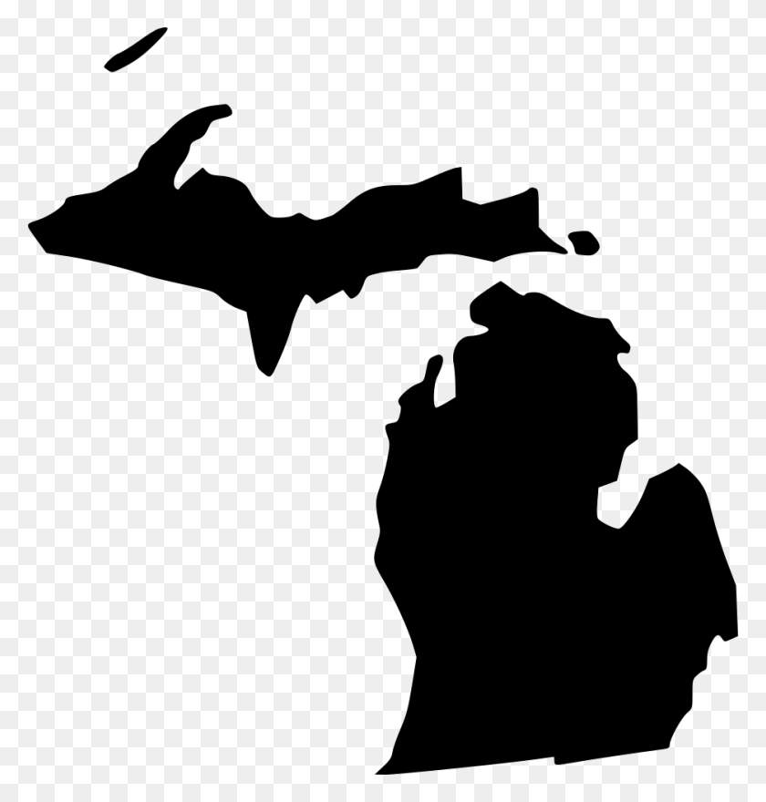 932x980 Michigan Png Icon Free Download - Michigan Outline PNG