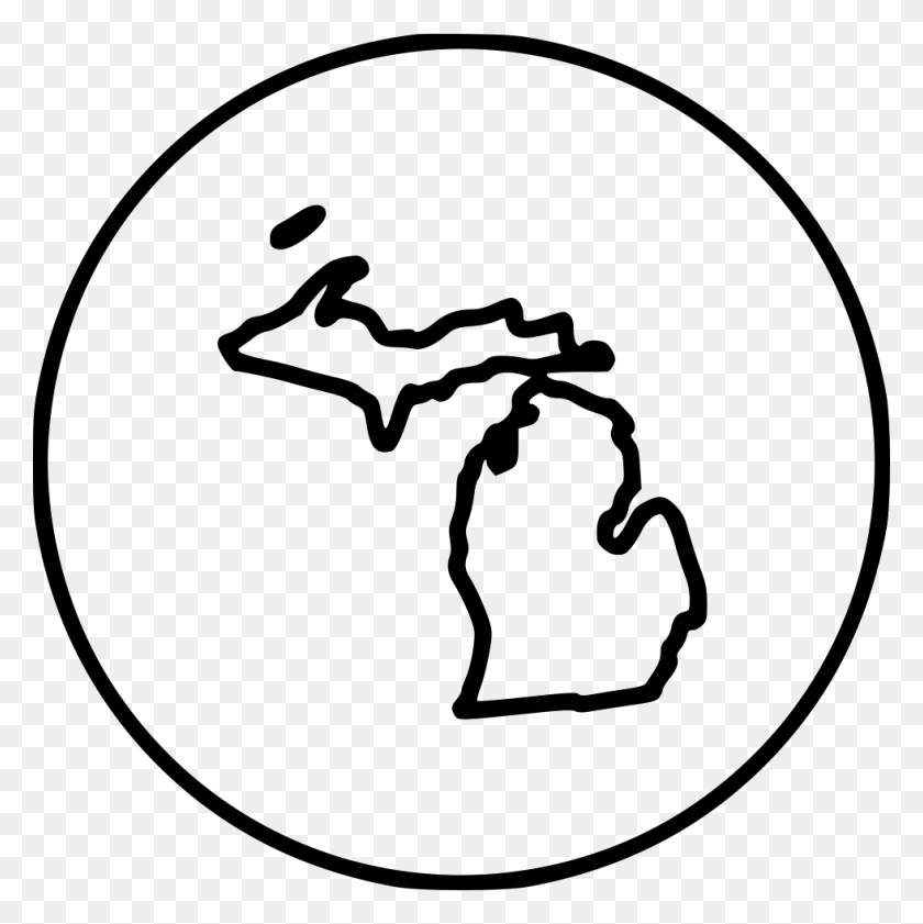 980x982 Michigan Png Icon Free Download - Michigan Outline PNG