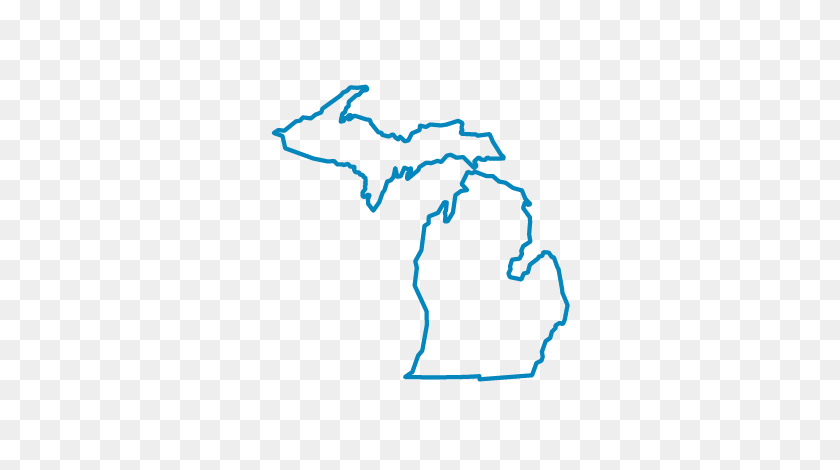 405x410 Tasas De Impuestos Sobre Las Ventas De Michigan - Estado De Michigan Clipart
