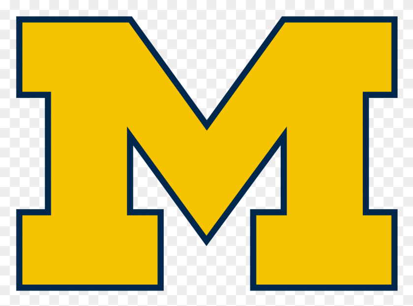 1200x865 Michigan Wolverines Football - Universidad De Michigan Clipart
