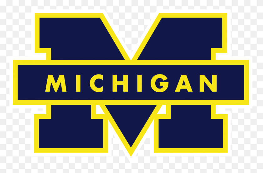 2000x1266 Logotipo De Los Wolverines De Michigan - Michigan Png