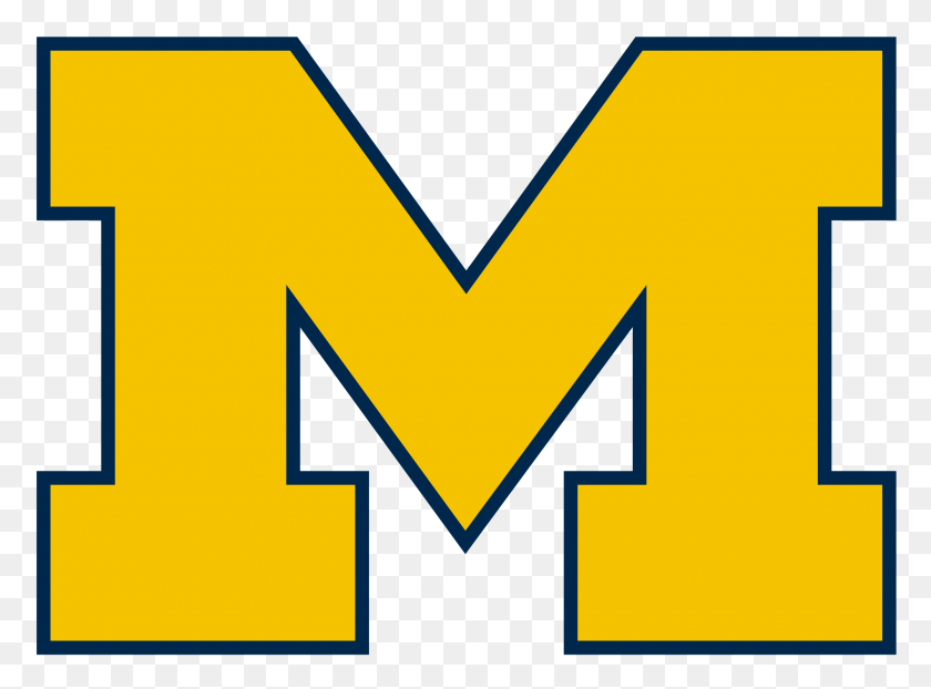2000x1442 Логотип Мичиган Росомахи - Клипарт Мичиганского Университета