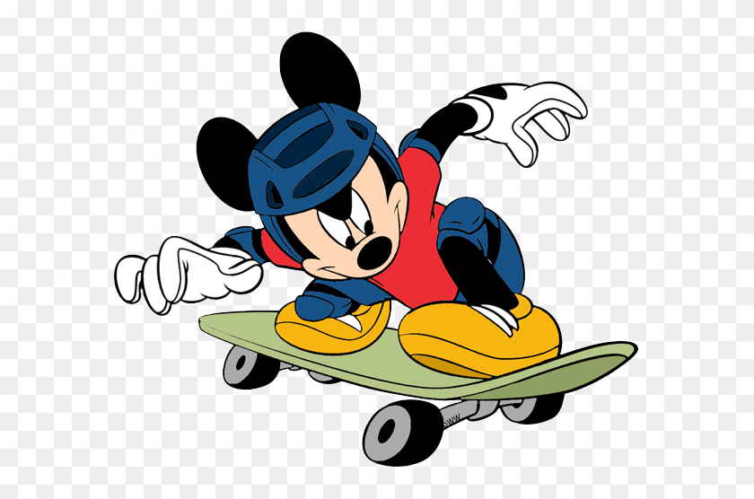 591x496 Mickey - Indy Car Clipart