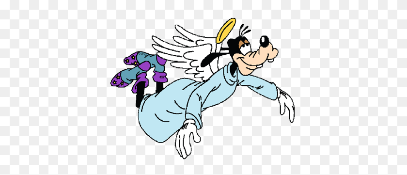390x301 Mickey And Friends Christmas Clip Art Disney Clip Art Galore - Christmas Angel Clipart
