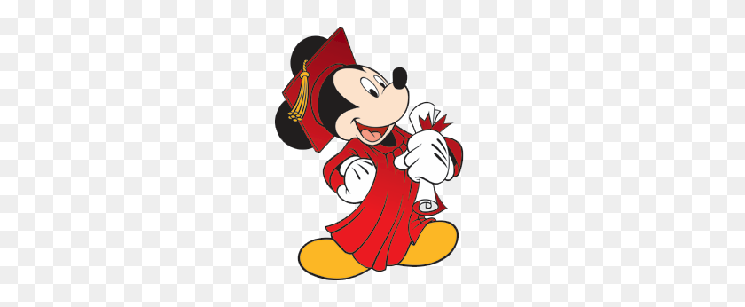219x286 Mickey Y Sus Amigos Disney - Clipart De Graduación De Disney