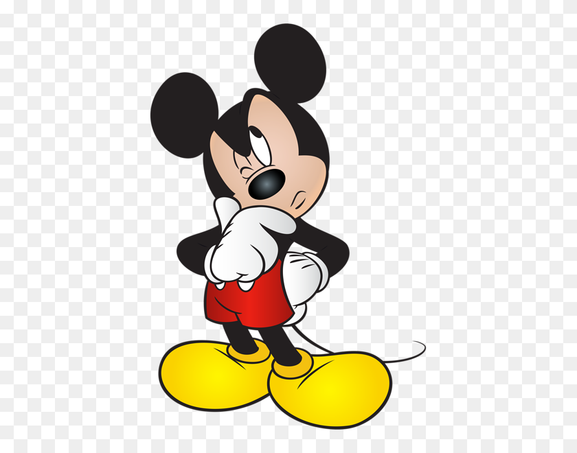 407x600 Mickey And Minnie - Minnie Head PNG