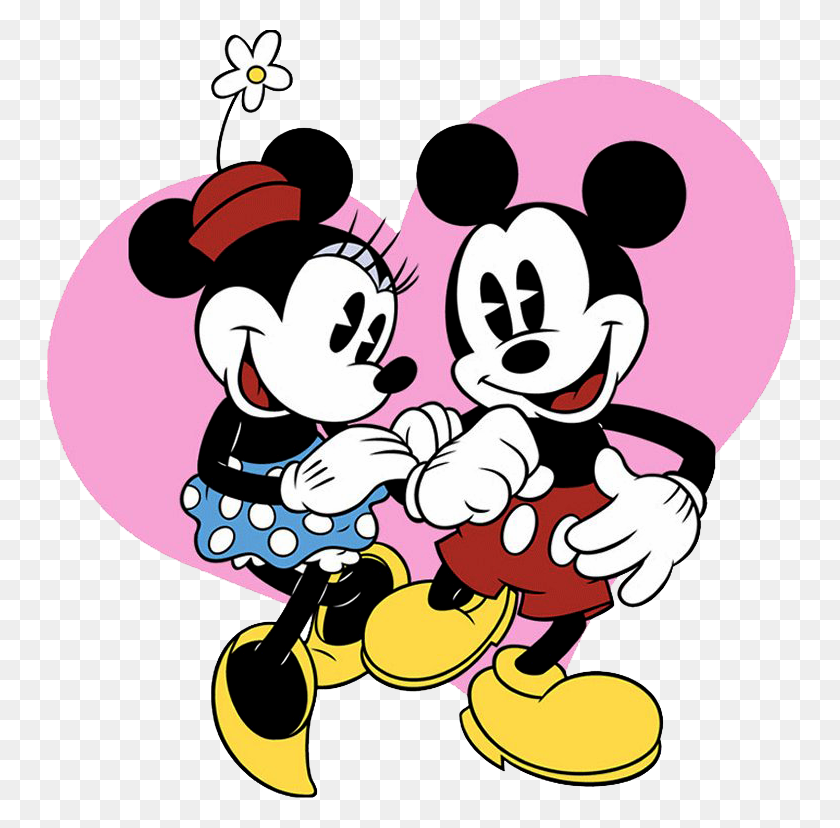 779x768 Mickey Y Minnie Clipart - Minnie Clipart