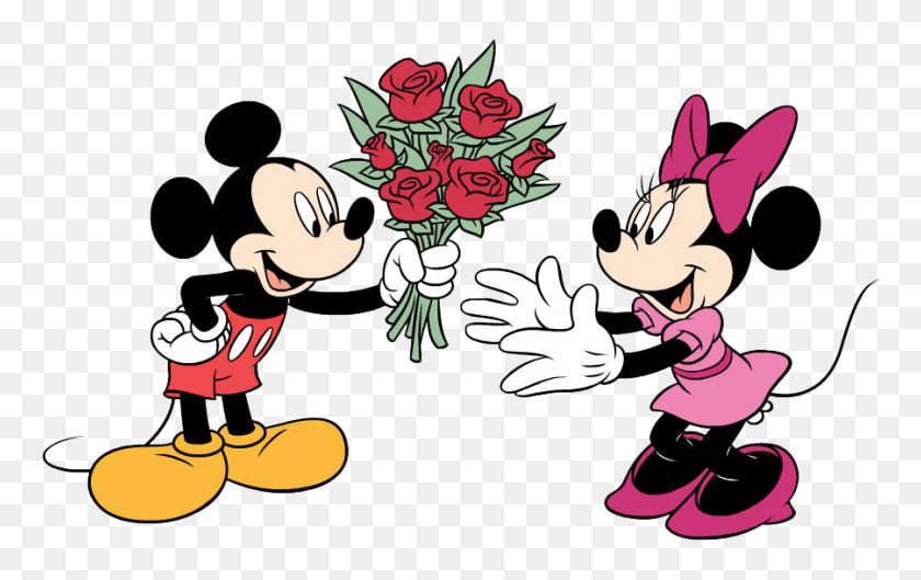 900x542 Mickey And Minnie Clipart Look At Mickey And Minnie Clip Art - Minnie Mouse Shoes Clipart