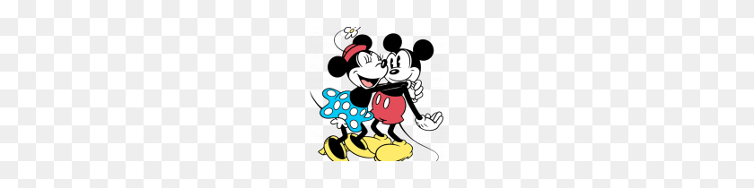 150x150 Mickey Y Minnie Abrazando Clásico Mickey Mouse Y Amigos Clip - Amigos Abrazando Clipart