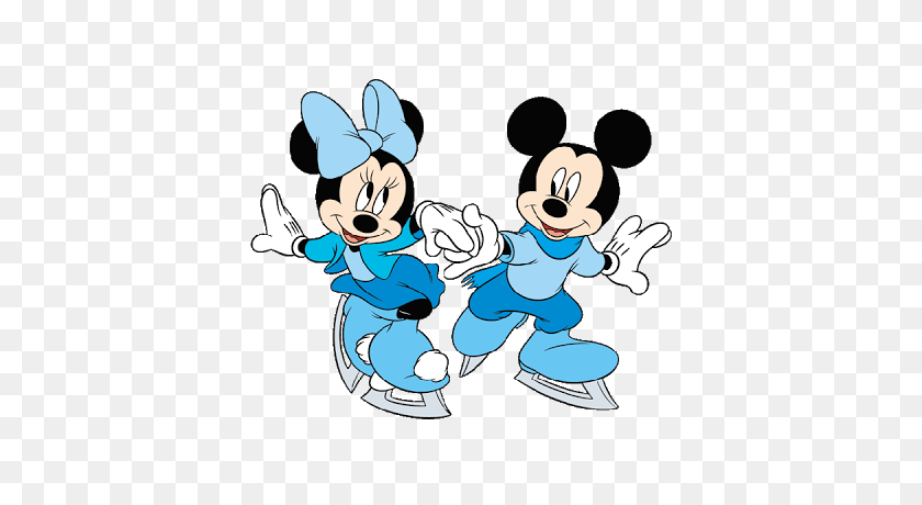 400x400 Mickey Y Minnie Mouse - Mickey Mouse Clipart Gratis