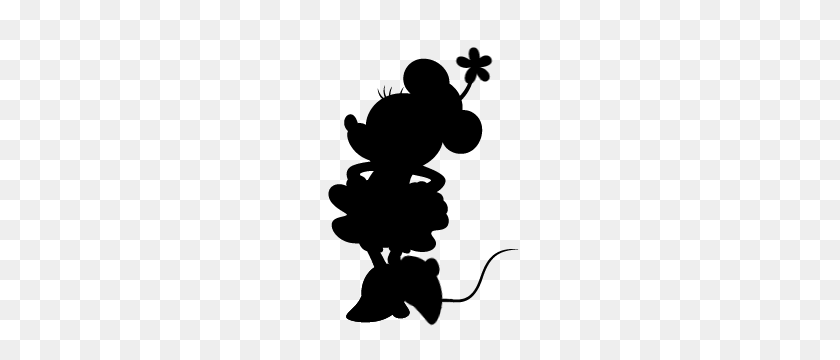 200x300 Mickey And Minnie Silhouettes Limited Edition Minnie Cruiser - Minnie Mouse Head PNG
