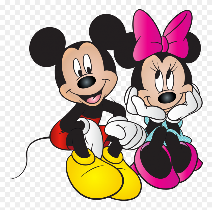 1024x1011 Imágenes Prediseñadas De Imágenes Prediseñadas De Mickey - Imágenes Prediseñadas De Minnie Mouse En Blanco Y Negro