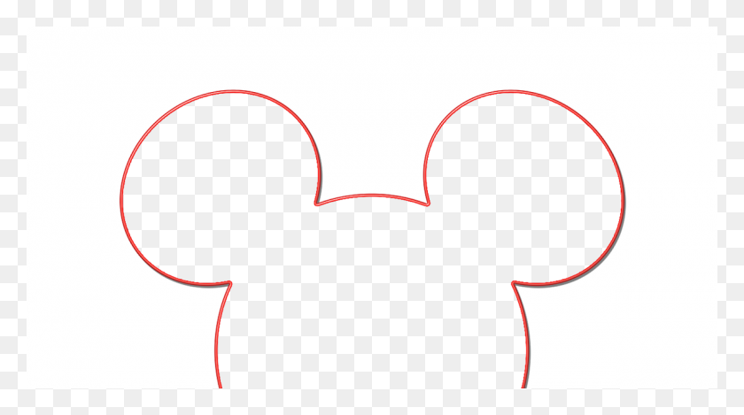 1200x630 Mickey Ears Outline Free Download Clip Art - Mouse Ears Clipart