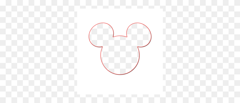 300x300 Mickey Head Outline Image - 4h Clipart Free