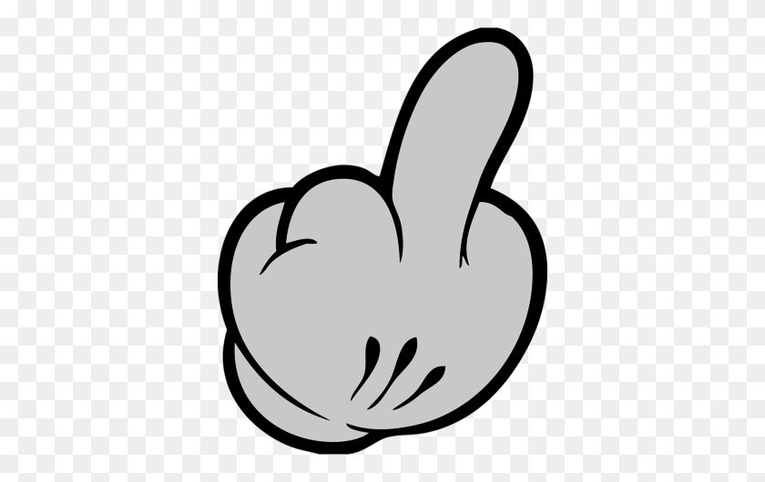 362x470 Mickey Middle Finger Design Ideas - Drake Clipart