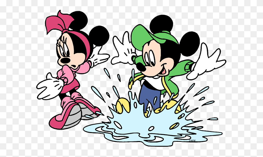 613x444 Mickey Minnie Mouse Clip Art Disney Clip Art Galore - Puddle Of Water Clipart