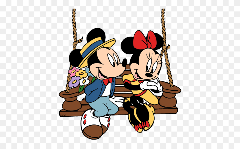 435x461 Mickey Minnie Mouse Clip Art Disney Clip Art Galore - Mickey And Minnie Clipart