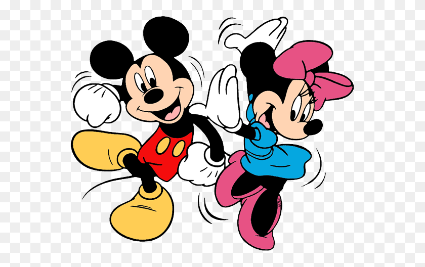 565x468 Imágenes Prediseñadas De Mickey Minnie Mouse Imágenes Prediseñadas De Disney En Abundancia - Et Clipart