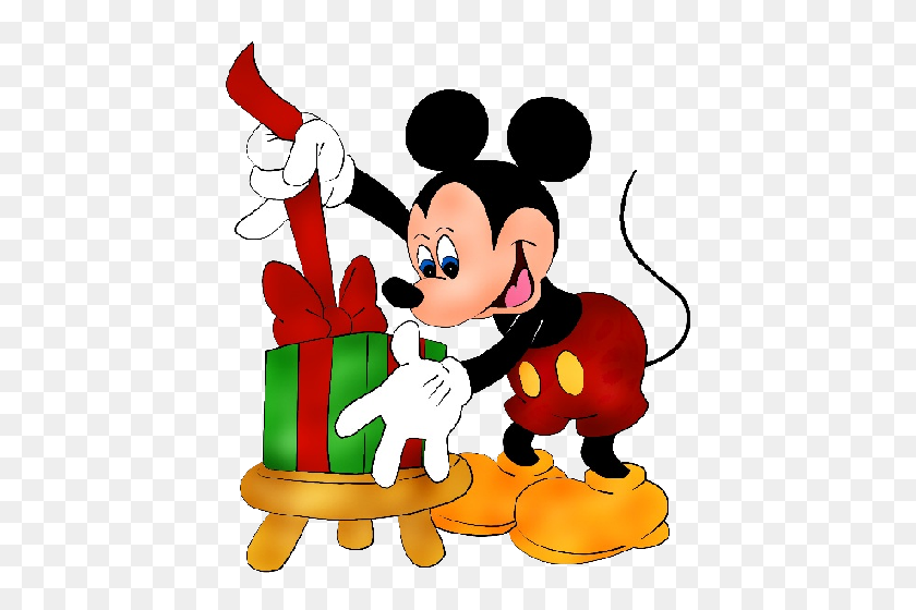 500x500 Mickey Mouse - Mickey Mouse Christmas Clipart