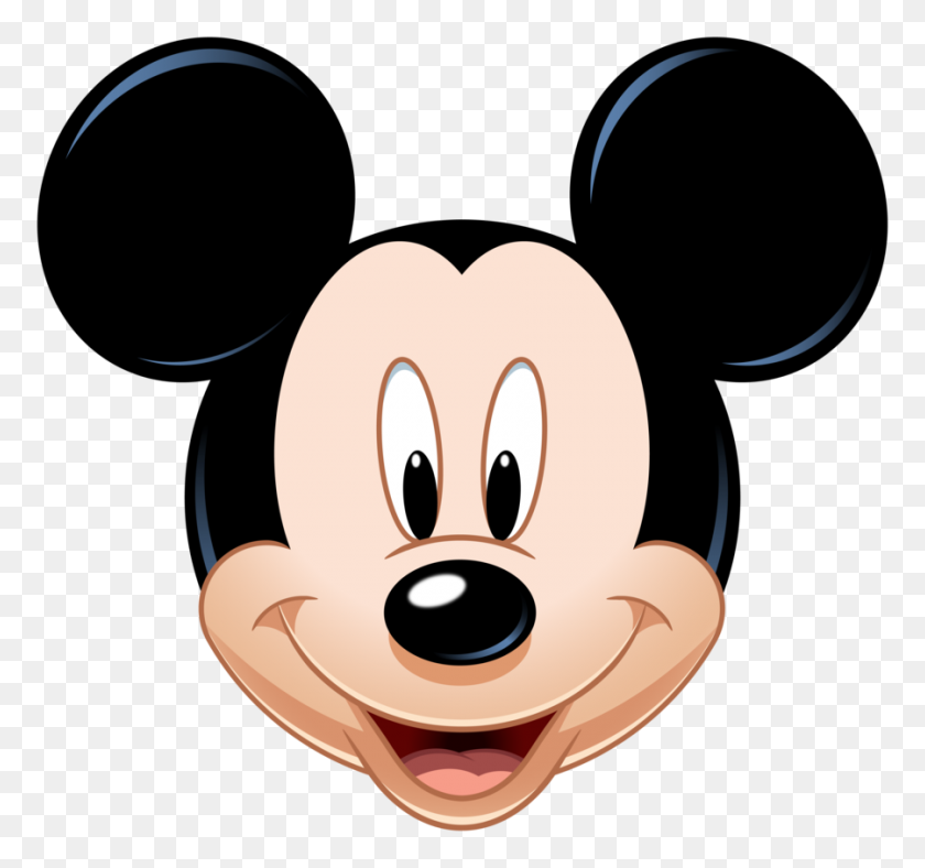 900x840 Mickey Mouse - Cara De Mickey Mouse Png
