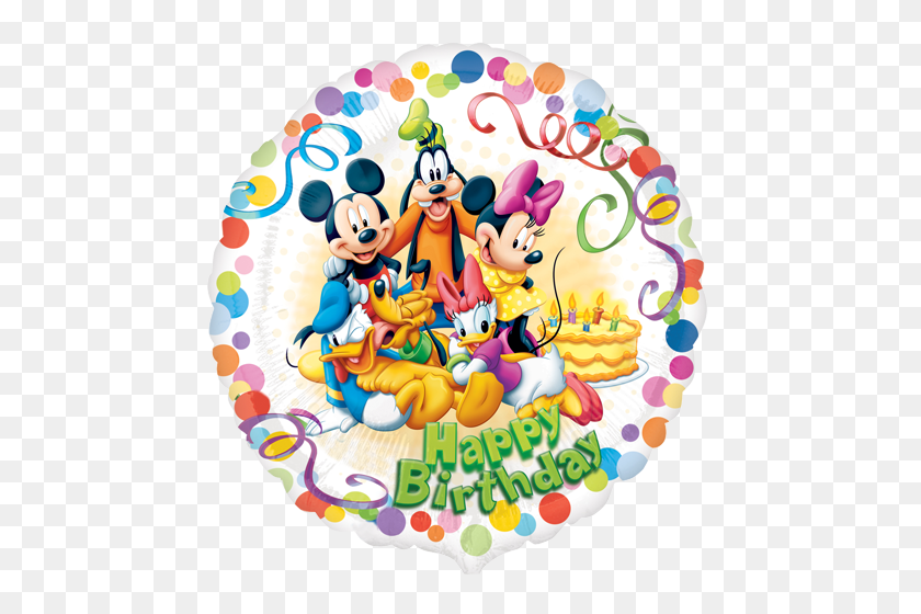 500x500 Mickey Mouse And Friends - Mickey Mouse Birthday PNG