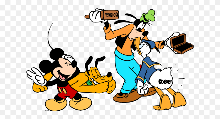 646x395 Mickey Mouse And Friends Clip Art Disney Clip Art Galore - Kids Exercising Clipart
