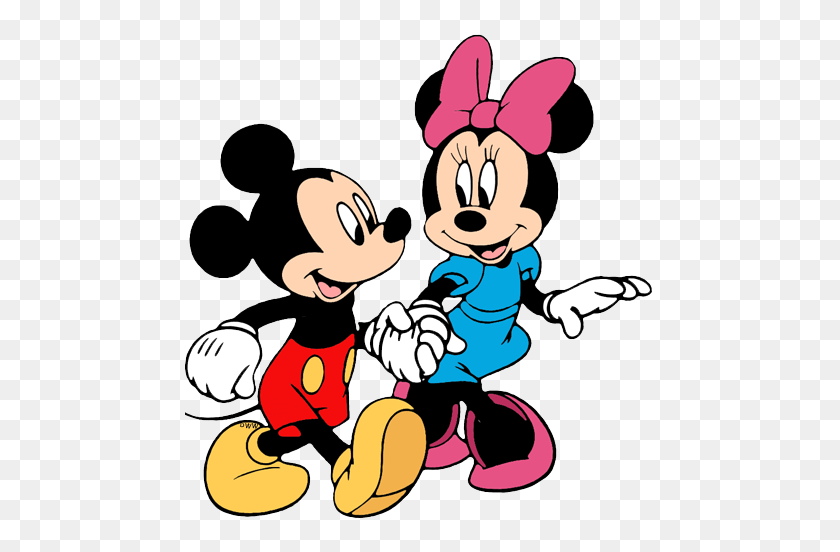 470x492 Mickey Mouse And Minnie Mouse Clipart - Mickey Mouse Birthday Clipart