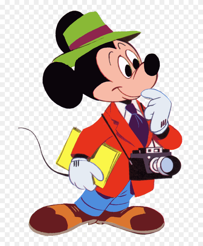 706x957 Mickey Mouse As A Reporter Mickey Mouse Mickey - Mickey Mouse Face Clipart