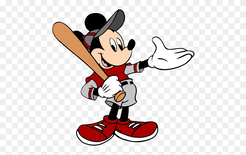 500x471 Mickey Mouse Baseball Clipart - Pittsburgh Pirates Clipart