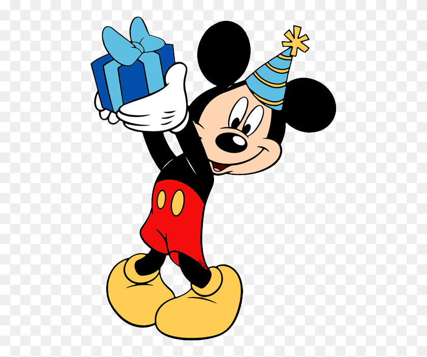 490x642 Mickey Mouse Birthday Png Png Image - Mickey Mouse Birthday PNG