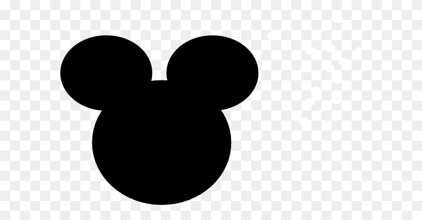 600x378 Mickey Mouse Black And White Mickey Mouse Ears Clipart Black - Mouse Clipart Black And White