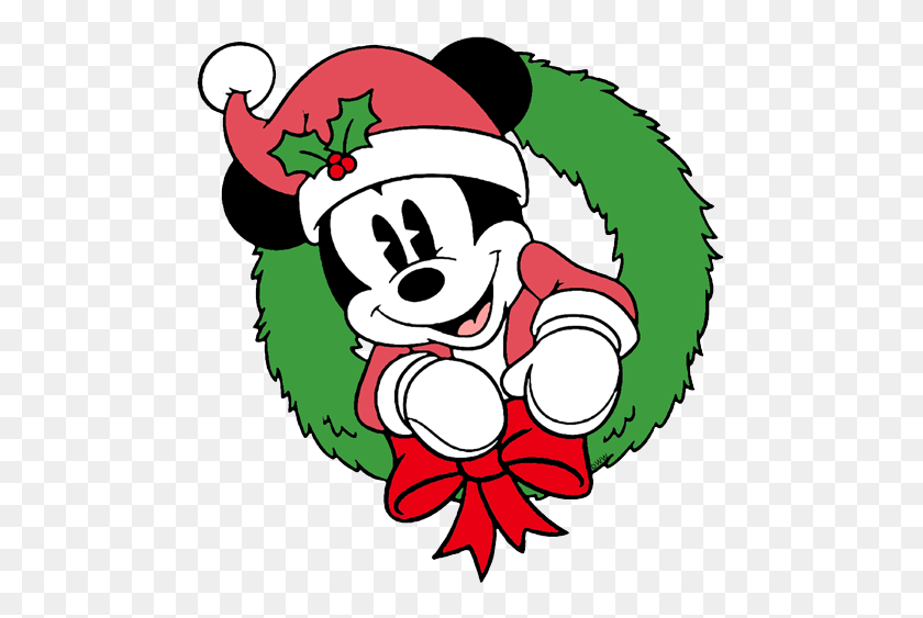 483x503 Mickey Mouse Christmas Clip Art Disney Clip Art Galore - Minnie Mouse Christmas Clipart