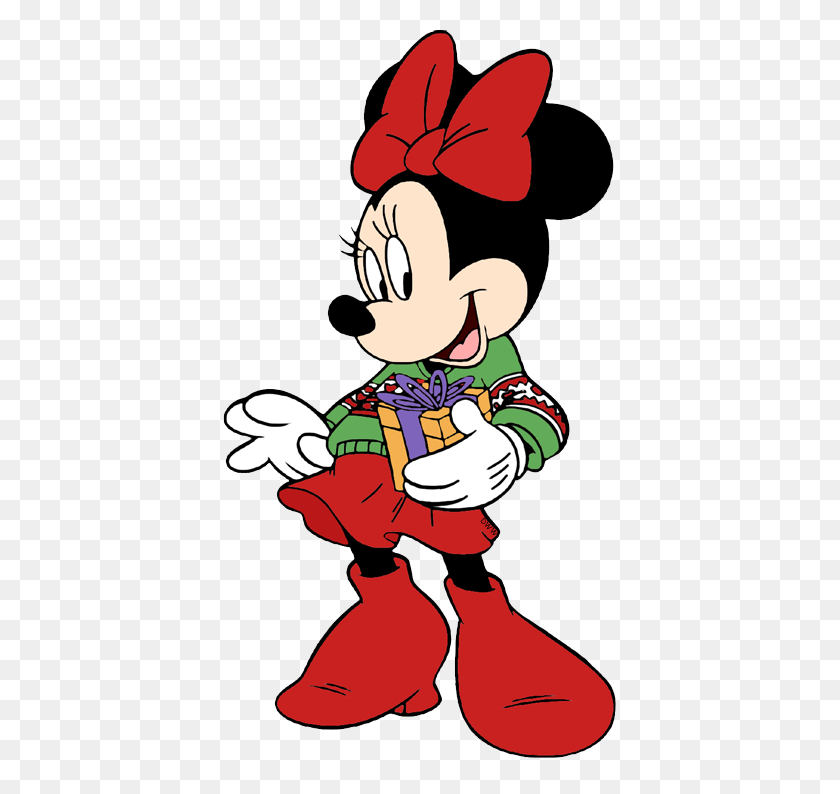 398x734 Mickey Mouse Christmas Clip Art Disney Clip Art Galore - Christmas Present Clipart Free