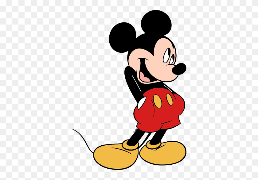 382x527 Imágenes Prediseñadas De Mickey Mouse - Clipart De Bolsillo