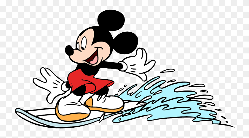 743x405 Mickey Mouse Clip Art Disney Clip Art Galore - Reflecting Clipart